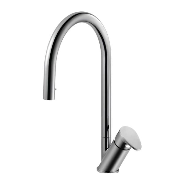 Hamat WAPD 1000 PW Single Function Pull Down Kitchen Faucet in Pewter - Perfect for Modern Kitchens, Easy Installation & Durable Design