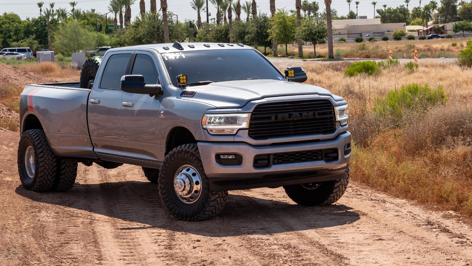 SDHQ Built A-Pillar Light Mounts for 2019-2025 Ram 2500/3500 Heavy Duty Trucks | Off-Road LED Light Brackets | Perfect for Night Driving & Off-Road Adventures