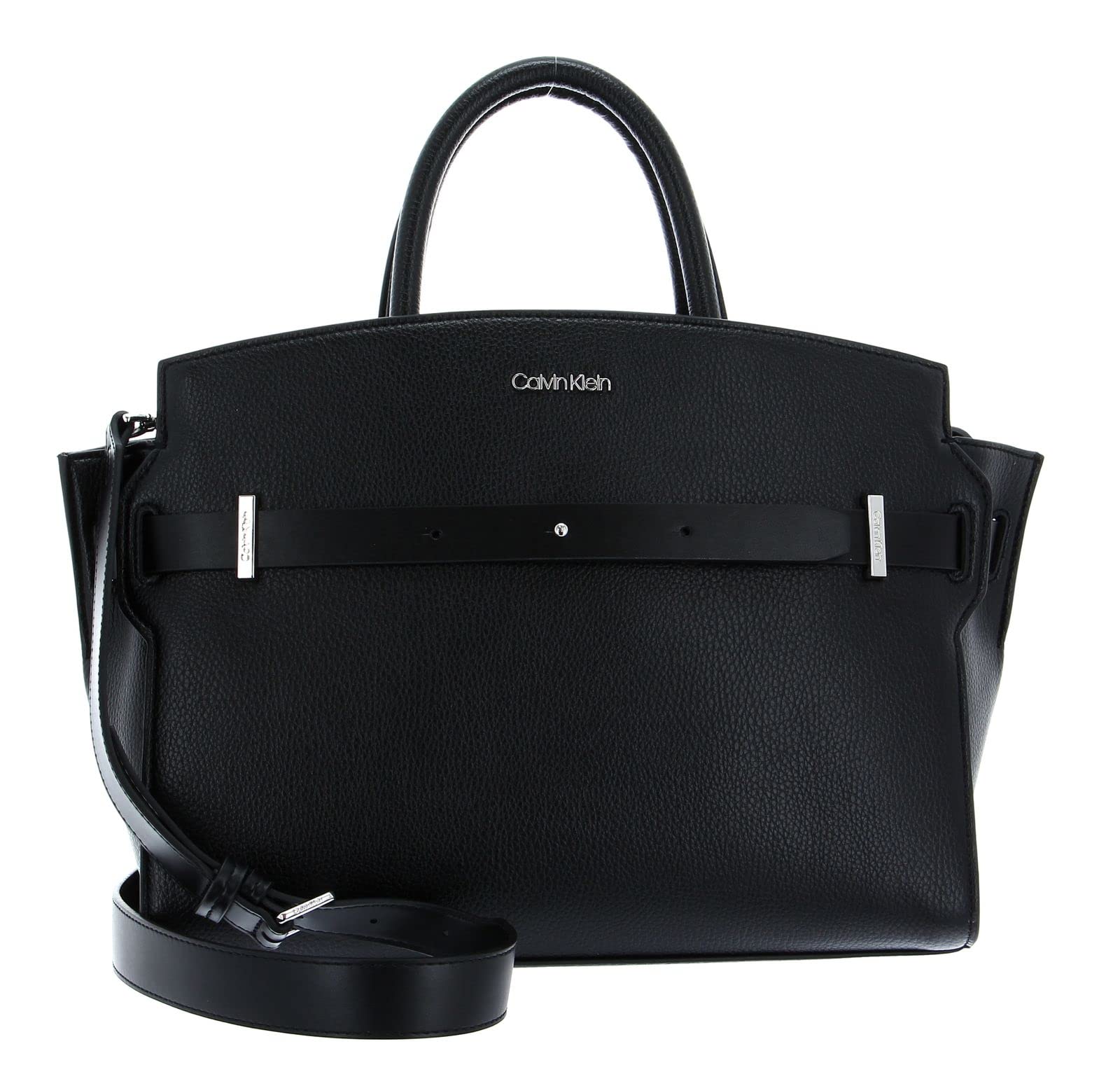 Calvin Klein Code Medium Tote Handbag - One Size, Black | Stylish & Spacious for Work, Travel & Everyday Use