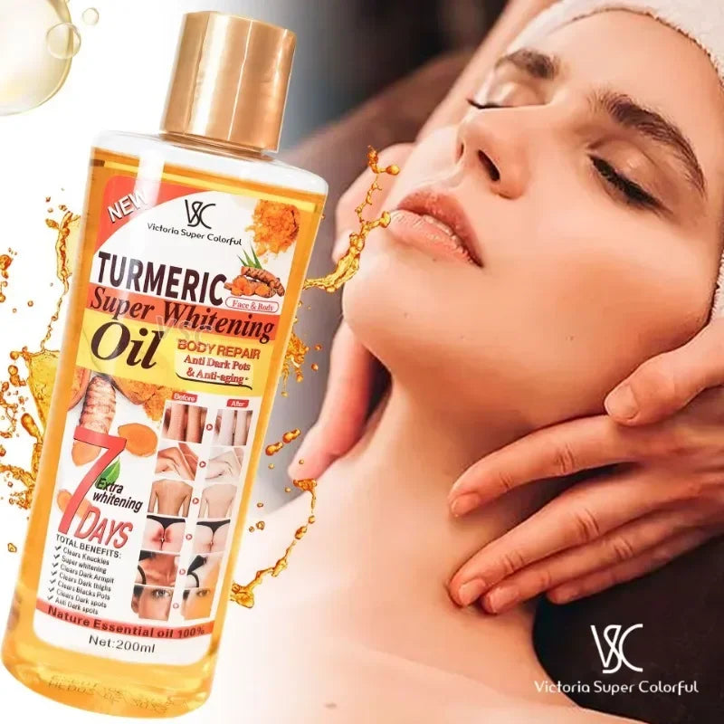 Pure Turmeric Essential Oil for Skin & Body Massage, Aromatherapy, Diffuser, Hair & Face Care - Anti-Wrinkle, Dark Spot Treatment - Perfect for Spa, Yoga & Home Relaxation