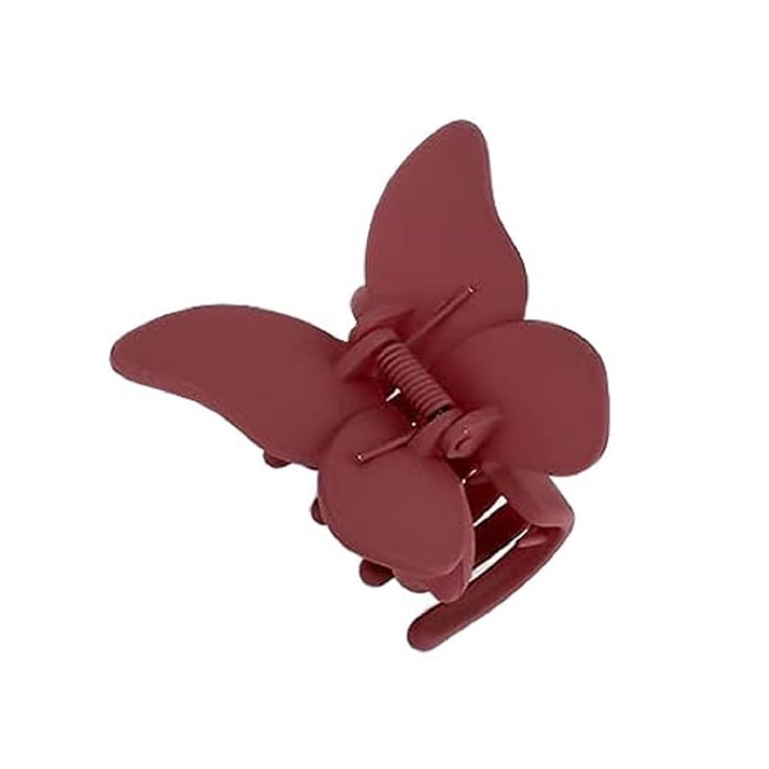 Elegant Matte Butterfly Hair Clutch for Women | Korean Style Hair Accessories for Girls, Stylish Hair Clip for Medium Hair - Perfect for Parties, Weddings, and Everyday Fashion