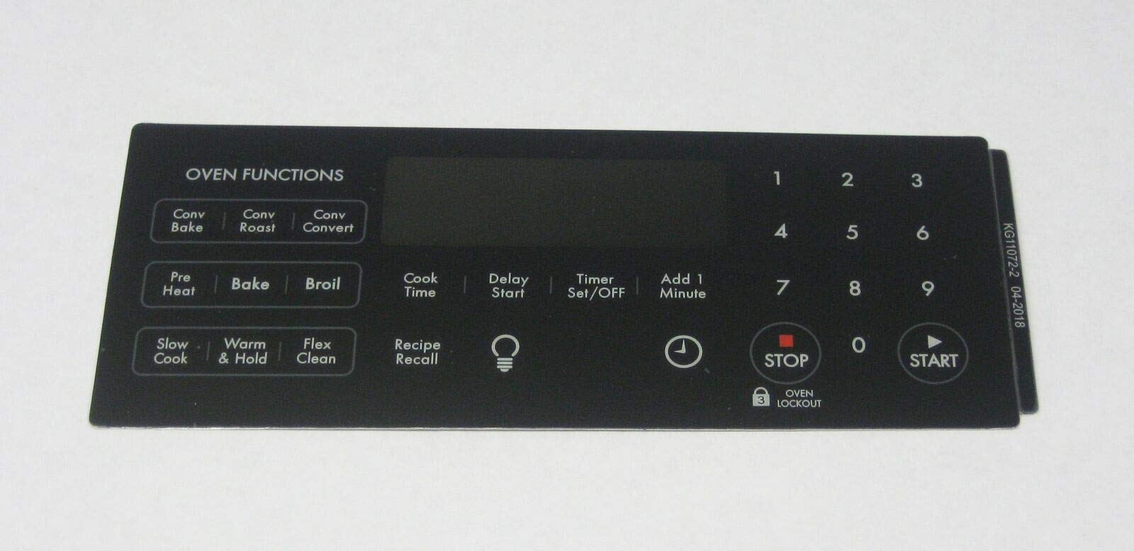 Stainless Steel Oven Clock Overlay Pad 316352207 - Perfect for Kitchen Appliances & Easy Installation