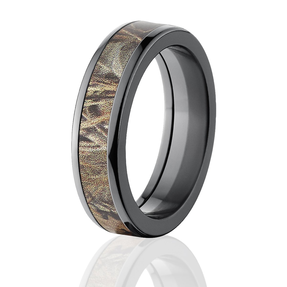 Max 4 Realtree Camo Rings for Men - Durable Camouflage Wedding Bands - Perfect for Outdoor Enthusiasts, Hunting & Military Personnel