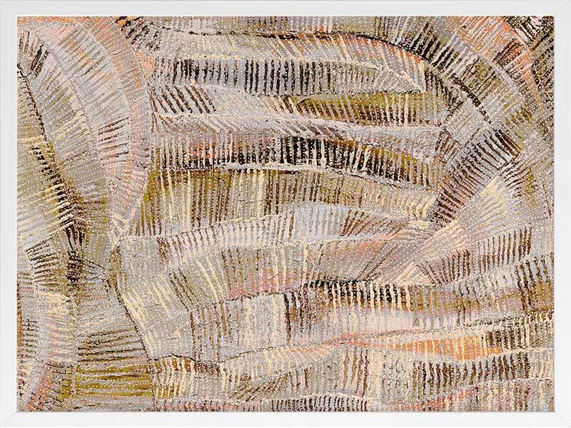 Dhala Bu Nya Neutral Framed Art Print - Modern Abstract Wall Decor for Living Room, Bedroom & Office - Perfect for Home Decor & Gift Giving