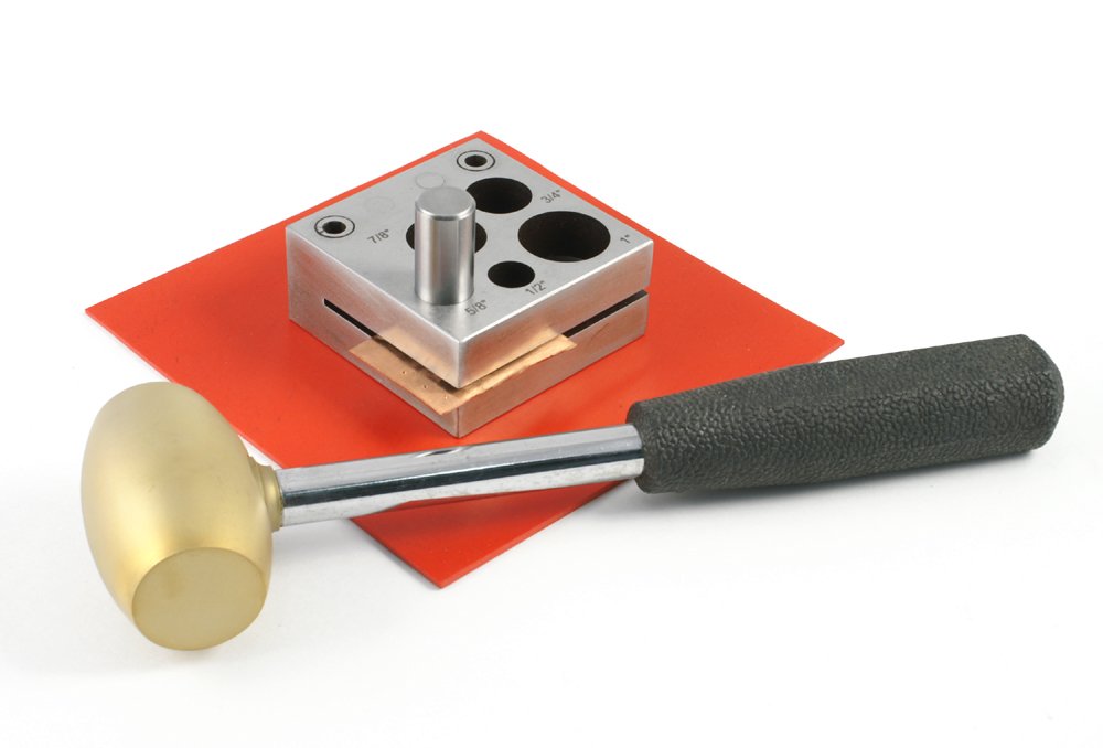 Round Disc Cutter Kit with Hammer & Pad - SFC Tools for Metalworking