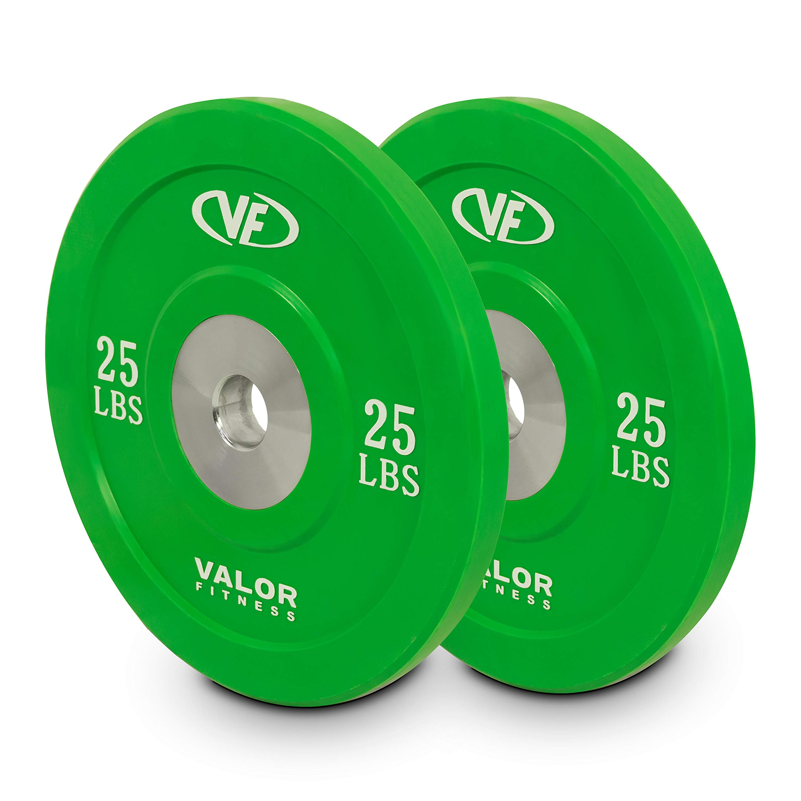 Valor Fitness BPX Rubber Bumper Plates - Olympic Weight Lifting Plates for CrossFit, Strength Training & Home Gym Workouts - Durable Rubber Coated for Floor Protection & Quiet Lifting - Perfect for Garage Gyms & Commercial Fitness Centers