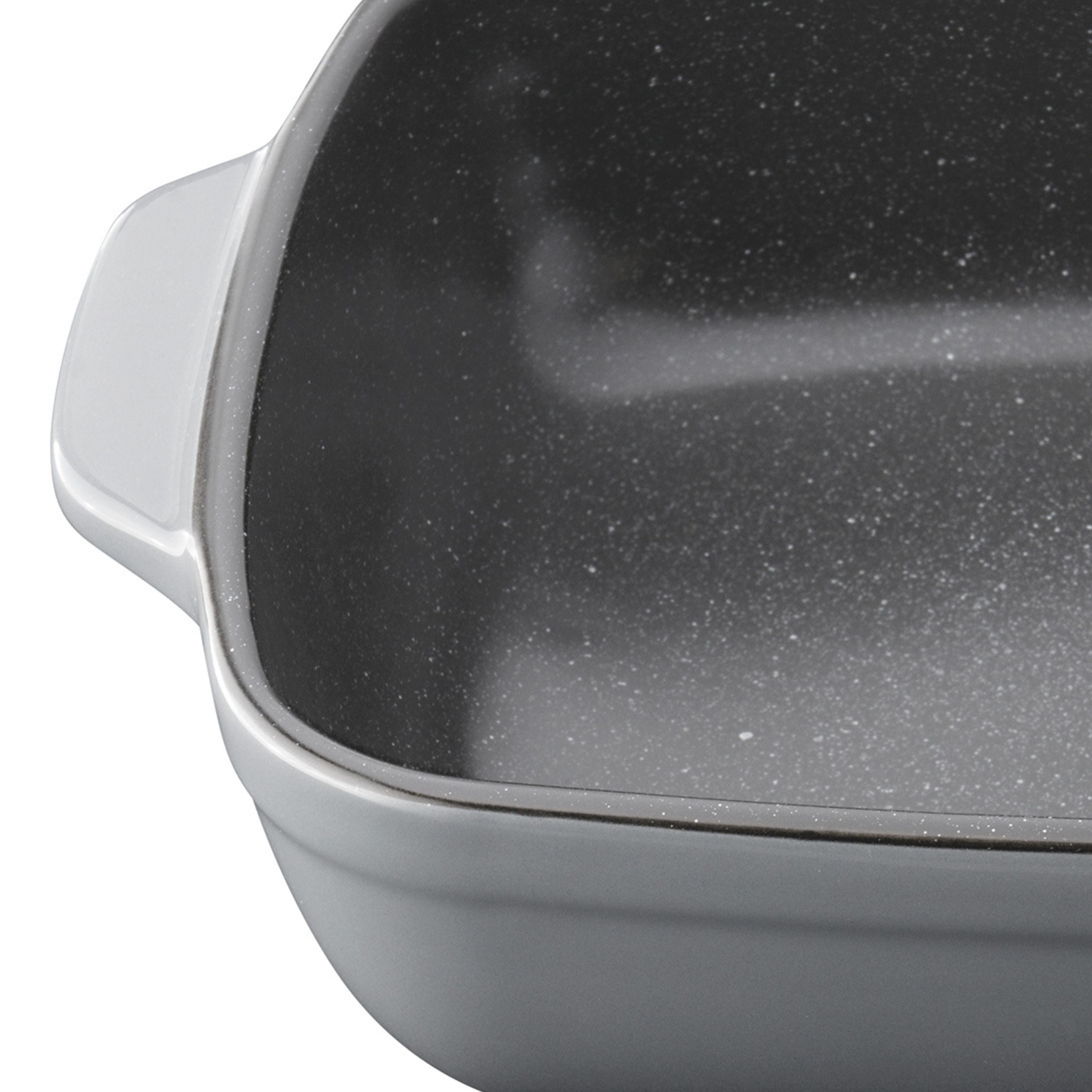 BergHOFF GEM 11 Stoneware Square Baking Dish 2.1 Qt - Oven Safe Ceramic Casserole Dish for Baking, Roasting & Serving | Perfect for Lasagna, Casseroles & Desserts | Microwave & Dishwasher Safe