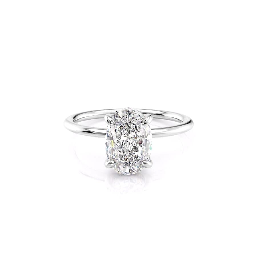 1.5 CT Oval Diamond Engagement Ring for Women - 14K Gold Moissanite Halo Wedding Band | Perfect for Proposals, Anniversaries & Bridal Jewelry