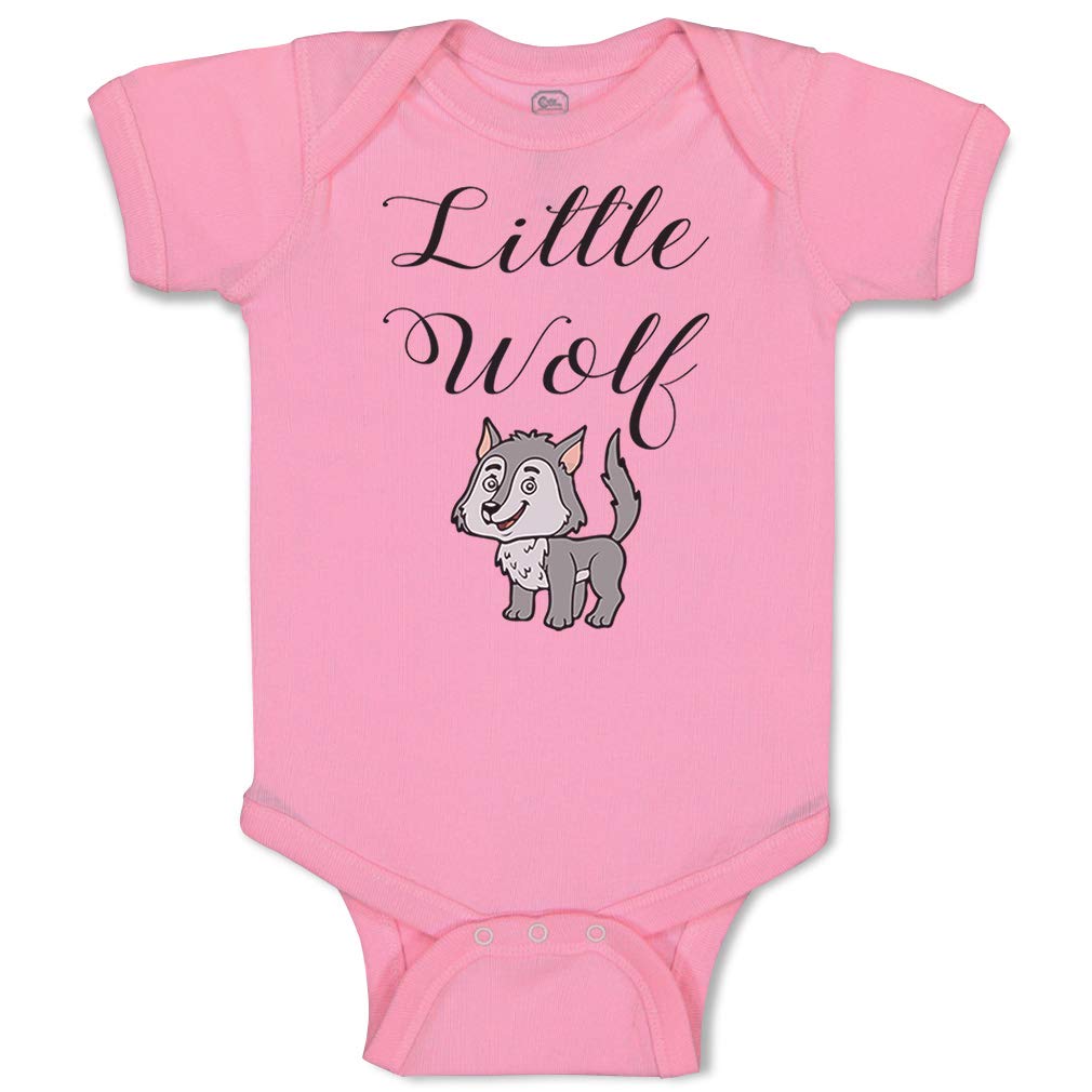 Custom Baby Bodysuit - Little Wolf Design Funny Cotton Onesie for Boys & Girls | Soft & Comfortable Infant Outfit for Playdates, Photoshoots & Everyday Wear