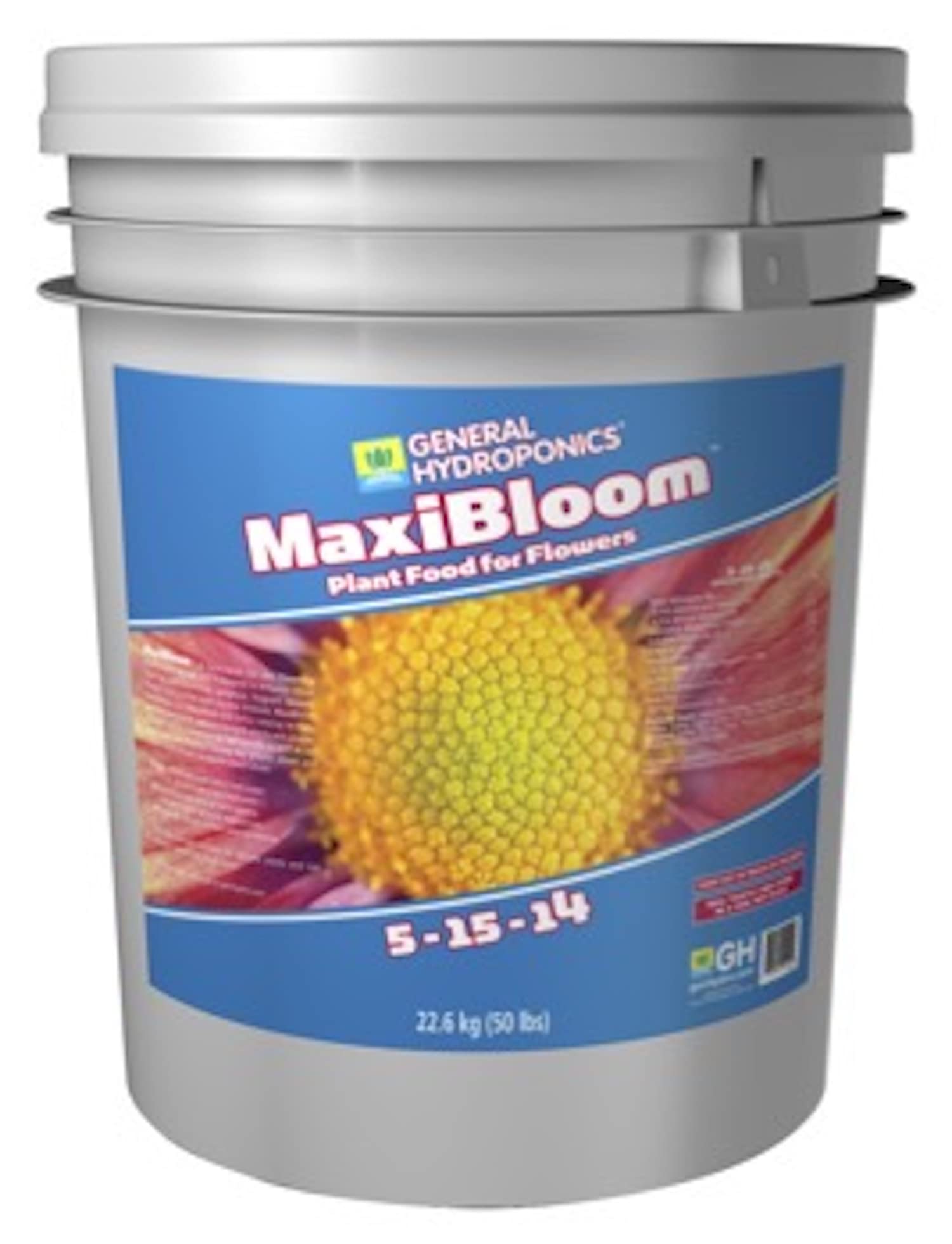 General Hydroponics MaxiBloom Plant Food 50 lbs - Hydroponic Nutrient for Flowering Plants | Ideal for Indoor Gardens, Greenhouses & Hydroponic Systems