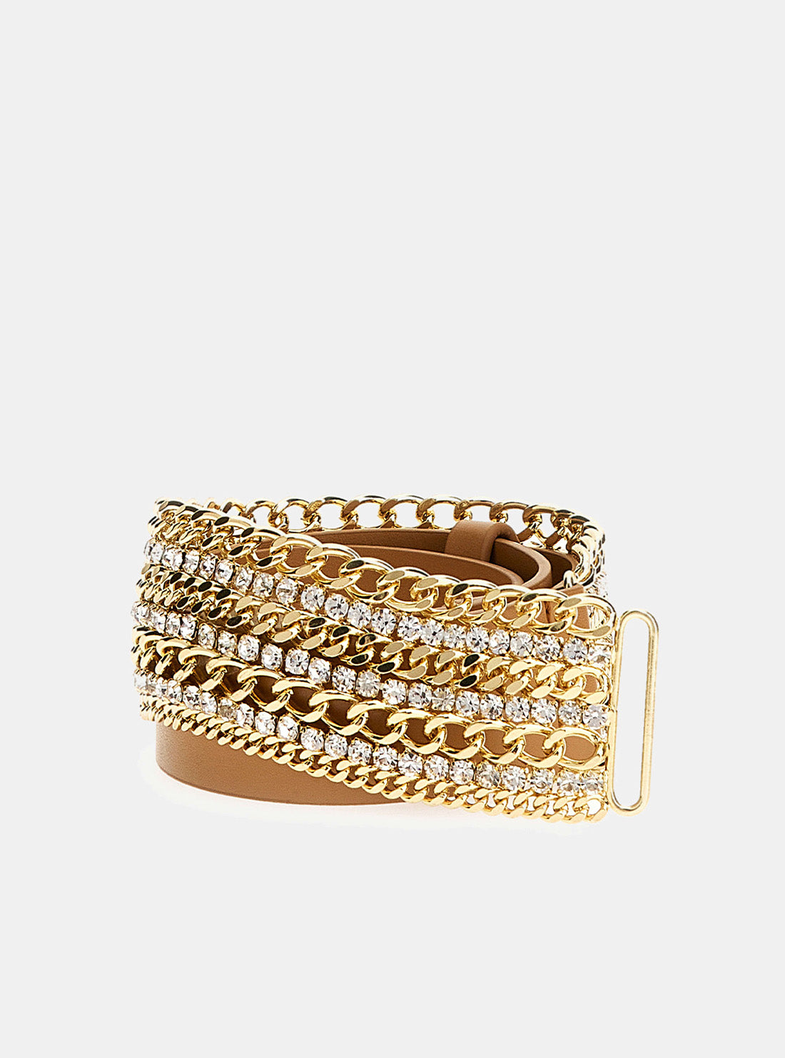 Elegant Gold Jewel Chain Belt for Women - Fashion Waist Accessory for Parties, Weddings & Special Occasions