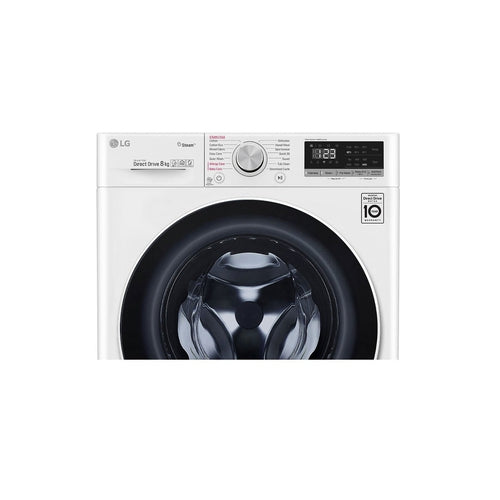 LG 9kg Front Load Washing Machine with Steam Function - Energy Efficient, Quiet Operation for Laundry Room, Apartment & Small Spaces
