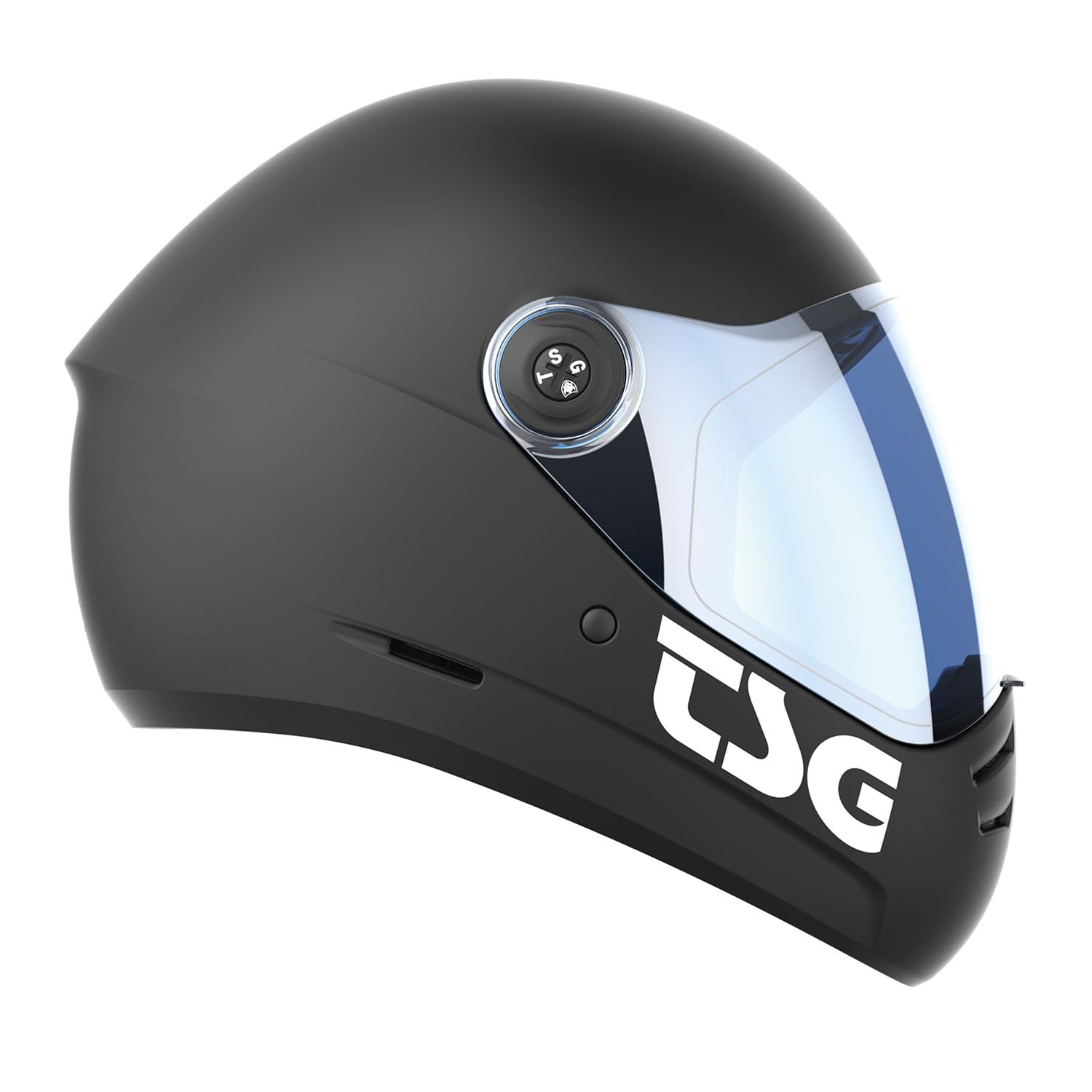 TSG Pass 2.0 Full Face Premium Helmet with Dual Visors for Downhill Skateboarding, E-Skating & Longboarding - ABS Hardshell with Nose Ports, Airflow Channels & Adjustable Cheek Pads | Perfect for High-Speed Riding, Urban Commuting & Extreme Sports Safety Gear