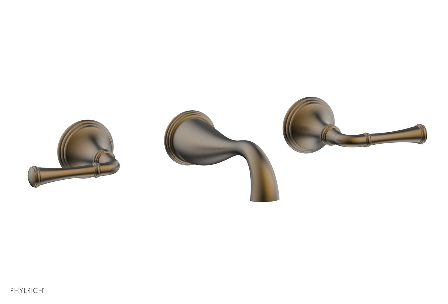 3RING Wall Tub Set D1205 - Modern Bathroom Faucet with 3-Handle Design for Sink and Bathtub, Perfect for Home Renovation and Luxury Bathroom Upgrade