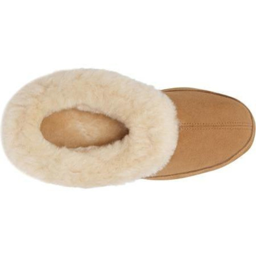 Women's Oh Ewe Shearling Slippers with Cloud Cushion® Comfort - Cozy Indoor/Outdoor House Shoes for Winter Warmth & Relaxation at Home