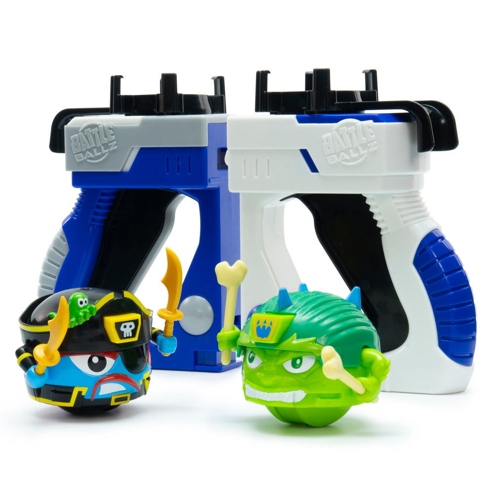 Battle Ballz: Battle Pack - Velociroar vs Captain Cutlash Showdown | Action Figure Toys for Kids | Perfect for Playtime Battles & Collectors