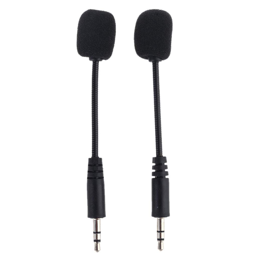 2-Pack Fengchensety 3.5mm Headset with Bendable Microphone - Noise Cancelling Gaming Headphones for Smartphone, PC, Recording, Streaming & Online Classes (Ideal for Gamers, YouTubers & Remote Workers)