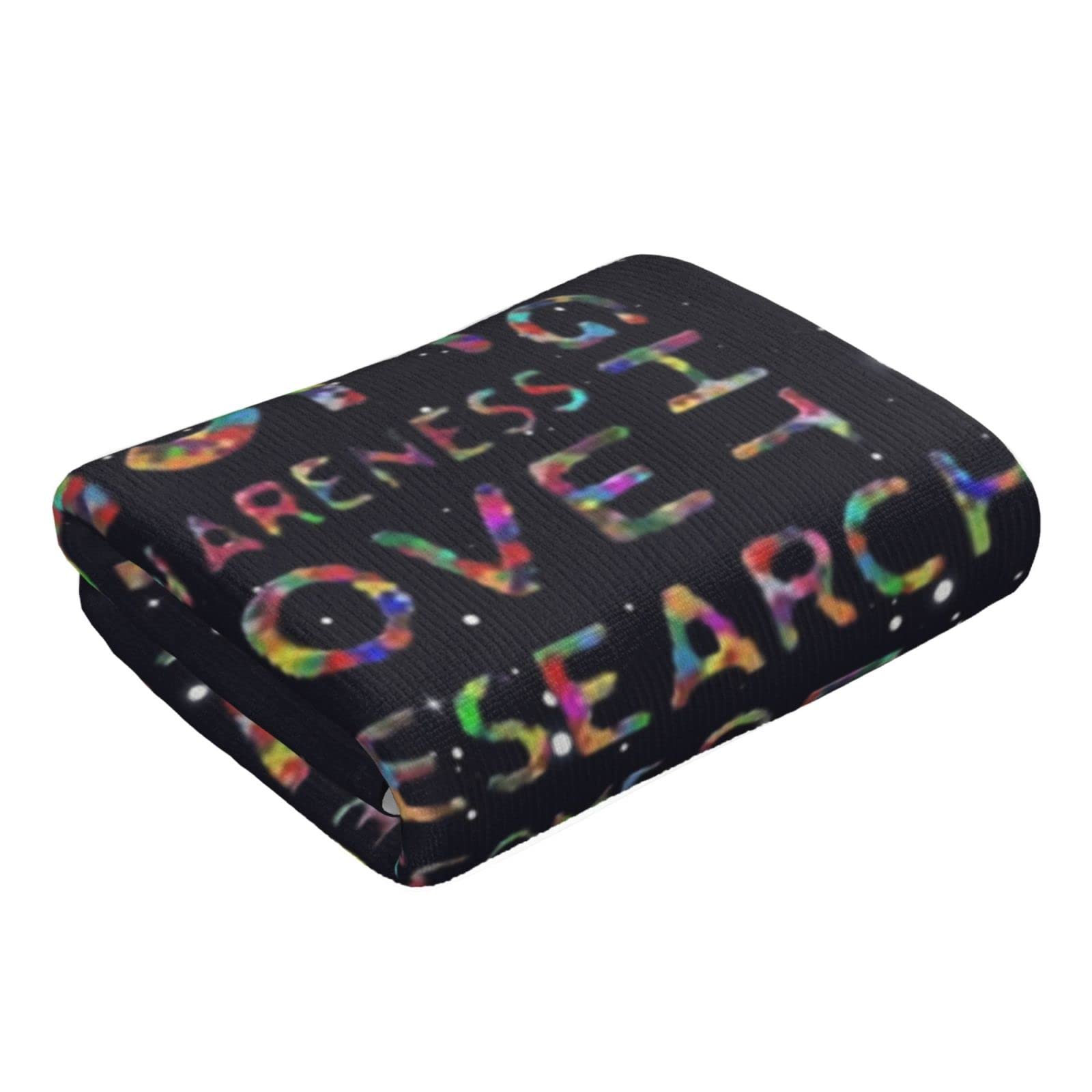Autism Awareness & Breast Cancer Support Microfiber Beach Towel - 16