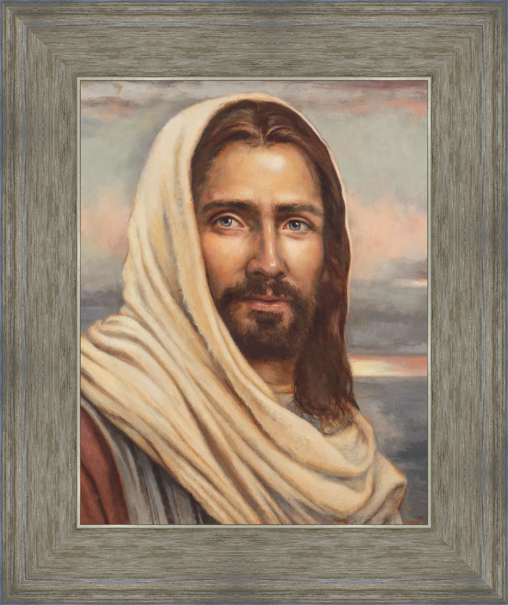 Blessed Savior by Sandy Freckleton Gagon - Inspirational Christian Art Print for Home Decor & Church Wall Decor - Perfect for Living Room, Bedroom & Prayer Space