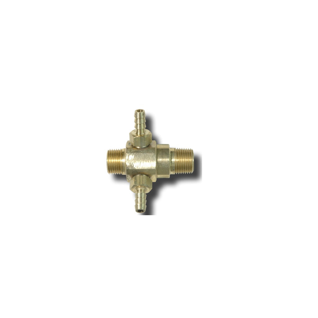 General Pump High Draw Dual Barb Chemical Injector 4500psi - Heavy Duty Pressure Washer Accessory for Cleaning, Pest Control & Agricultural Applications