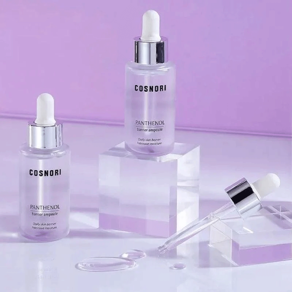 COSNORI Panthenol Barrier Ampoule 30ml - Soothing & Hydrating Face Serum for Sensitive Skin | Repair Dryness & Redness | Perfect for Daily Skincare Routine & Post-Treatment Care