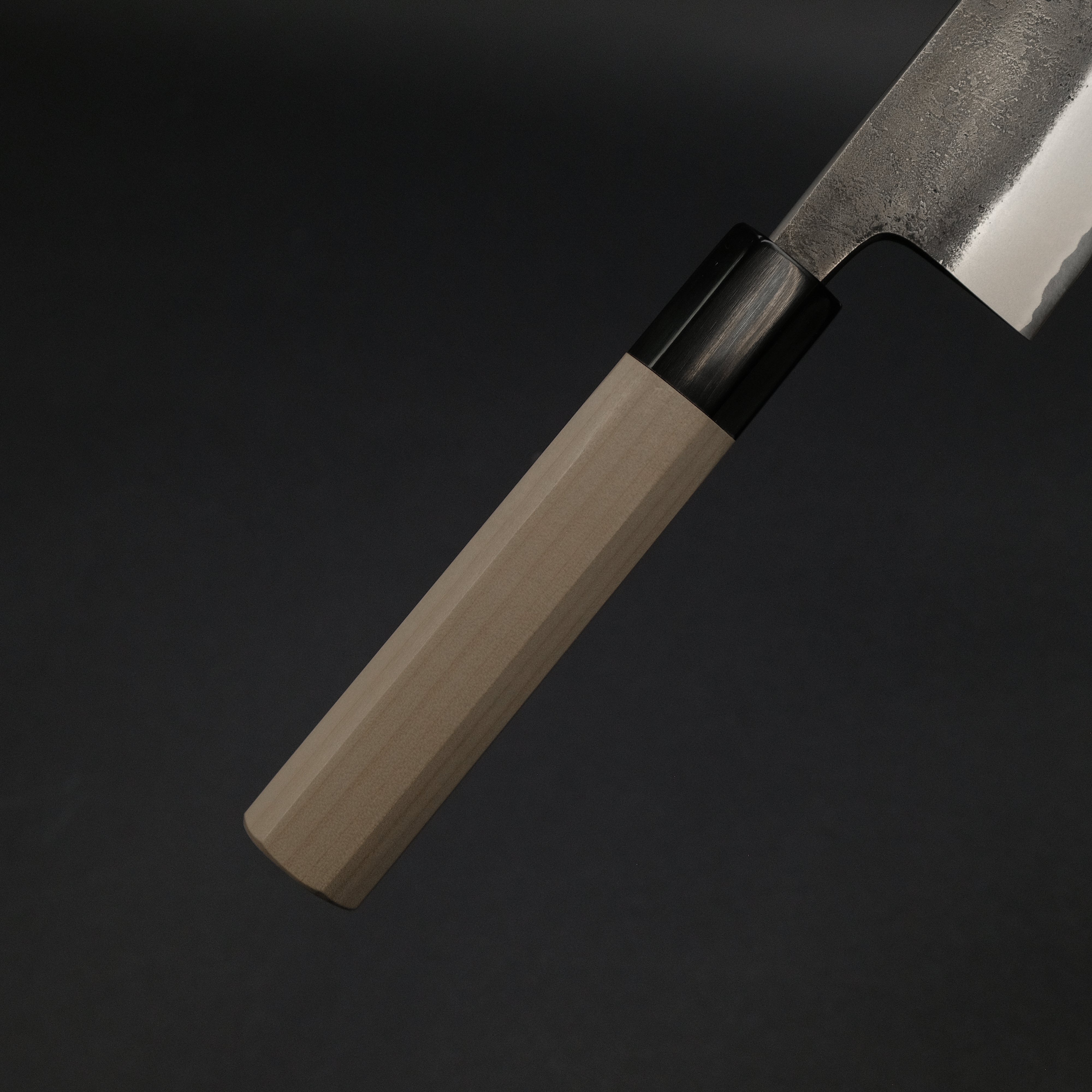 Premium Toshihiro Wakui Nashiji White #2 Gyuto 240mm Japanese Chef Knife with Ho Wood Handle - Perfect for Sushi, Meat Slicing & Professional Kitchen Use