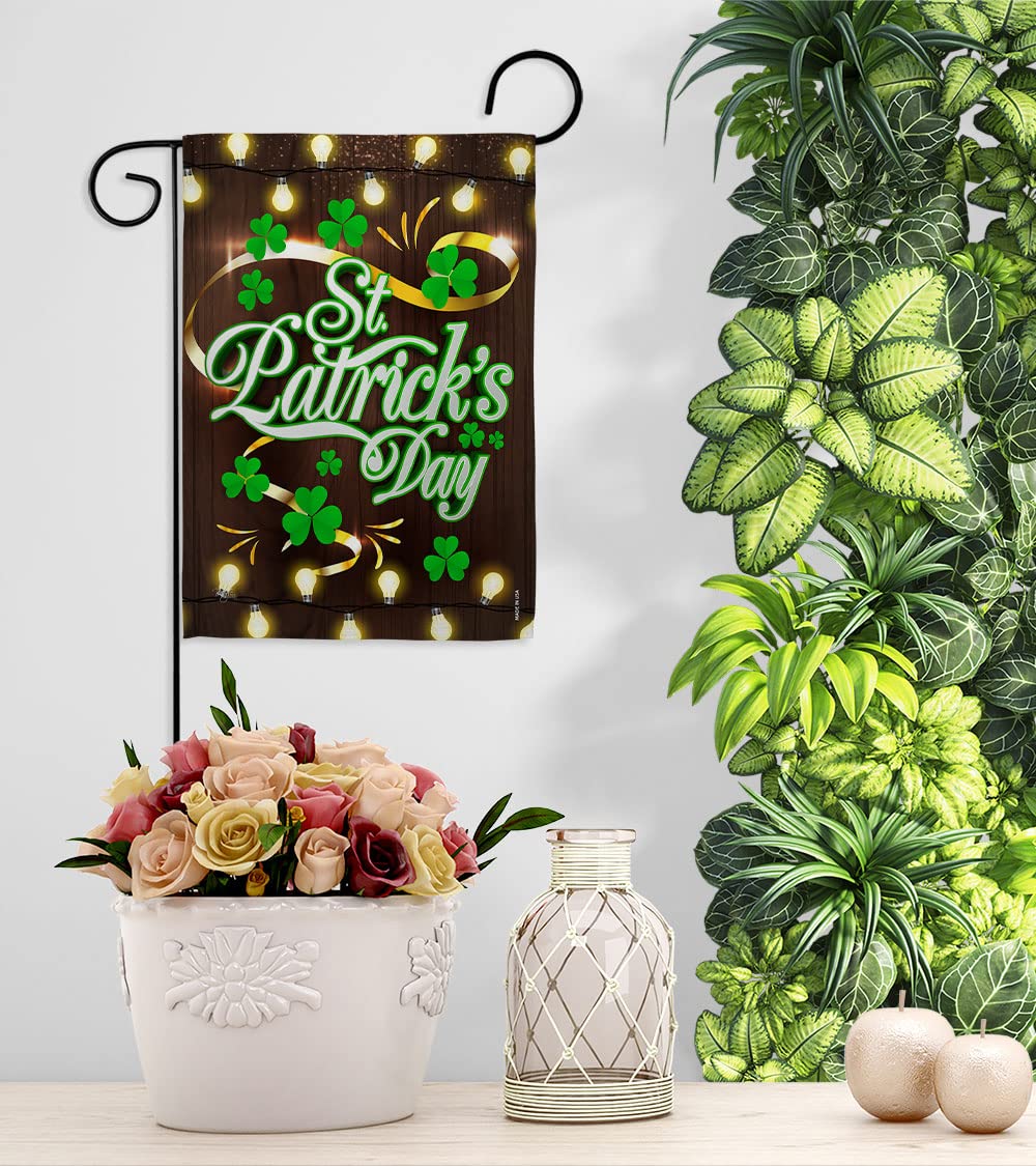 St Patrick's Day Decor Flags Set - House & Garden for Spring