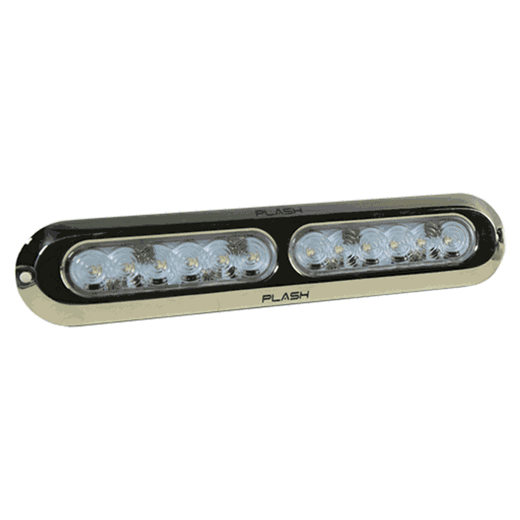 60W Underwater Transom Light Blue LED Boat Light - Marine Transom Lighting for Boats, Yachts & Docks | Waterproof Submersible Light for Night Fishing & Underwater Illumination