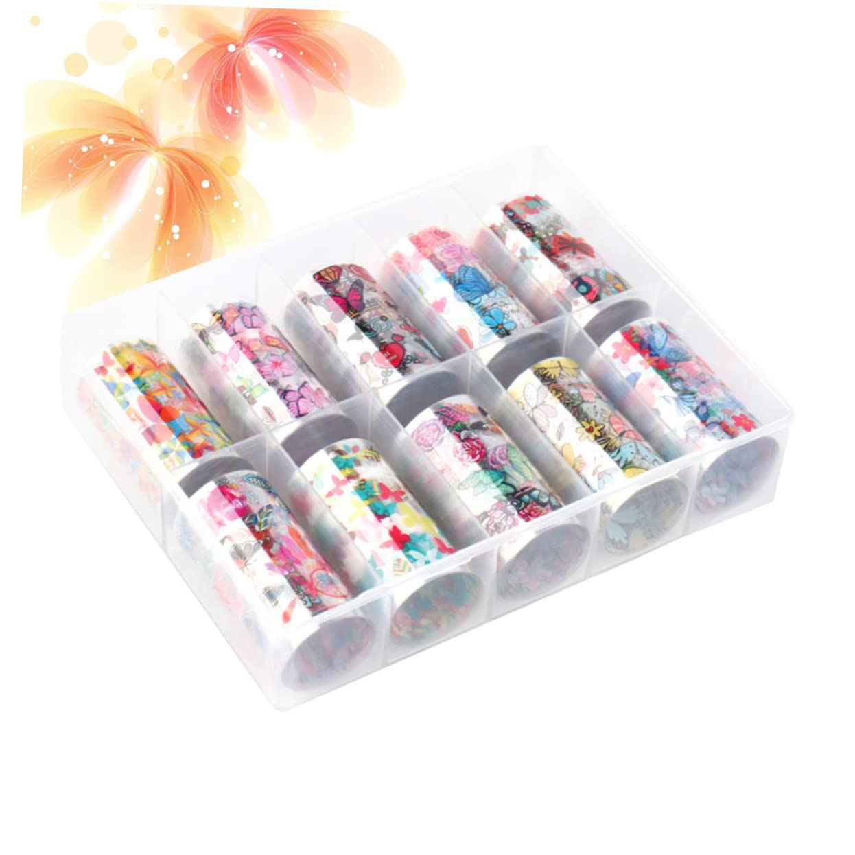 FRCOLOR Nativity Ornaments Christmas Nail Stickers - Glitter Nail Foil Sheets, Nail Art Decals & Charms for Acrylic/Gel Nails - Holiday Party Manicure & Gift Ideas for Women