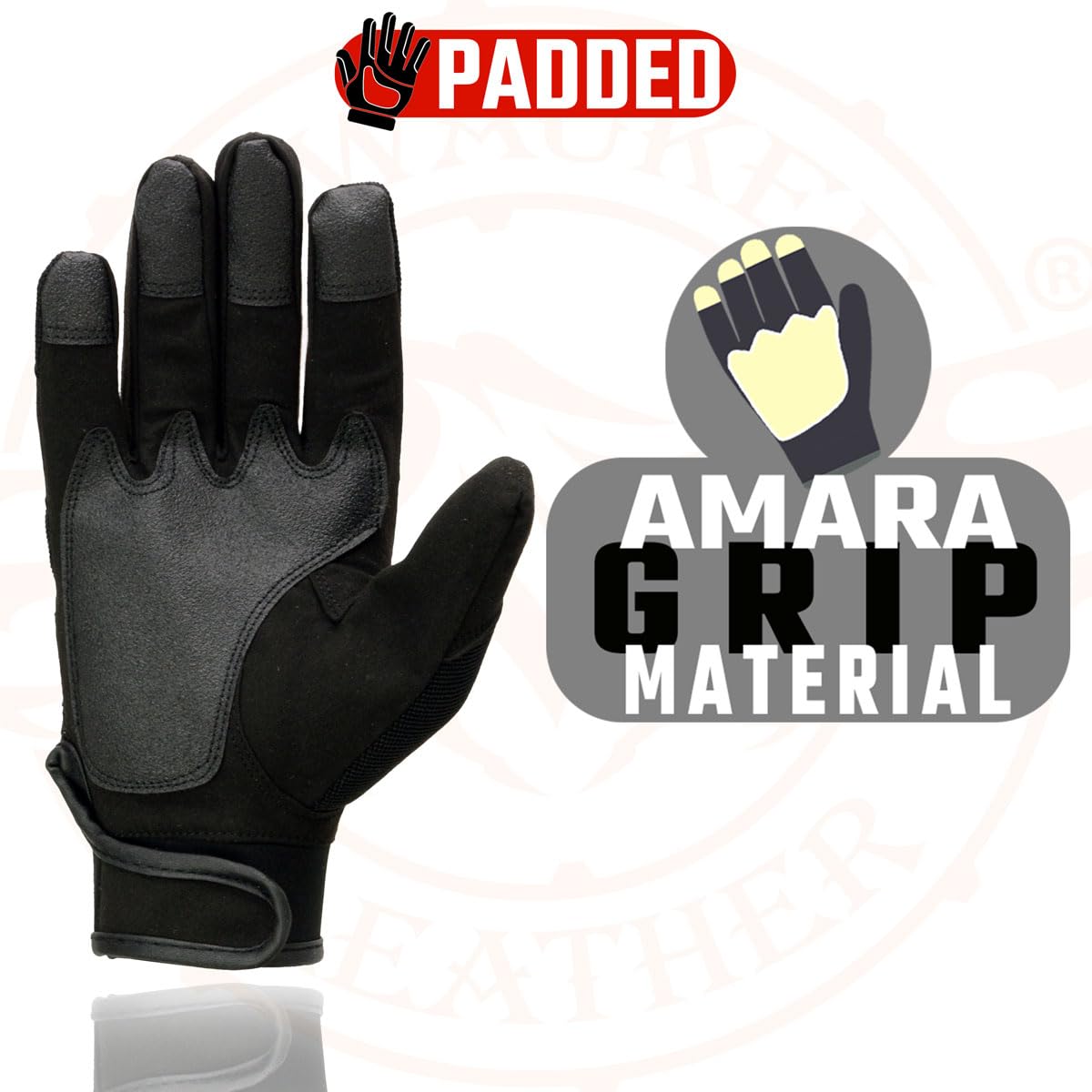 Shaf International Men's Breathable Mesh Gloves - Lightweight Work & Sports Gloves for Cycling, Gym, Construction & Outdoor Activities