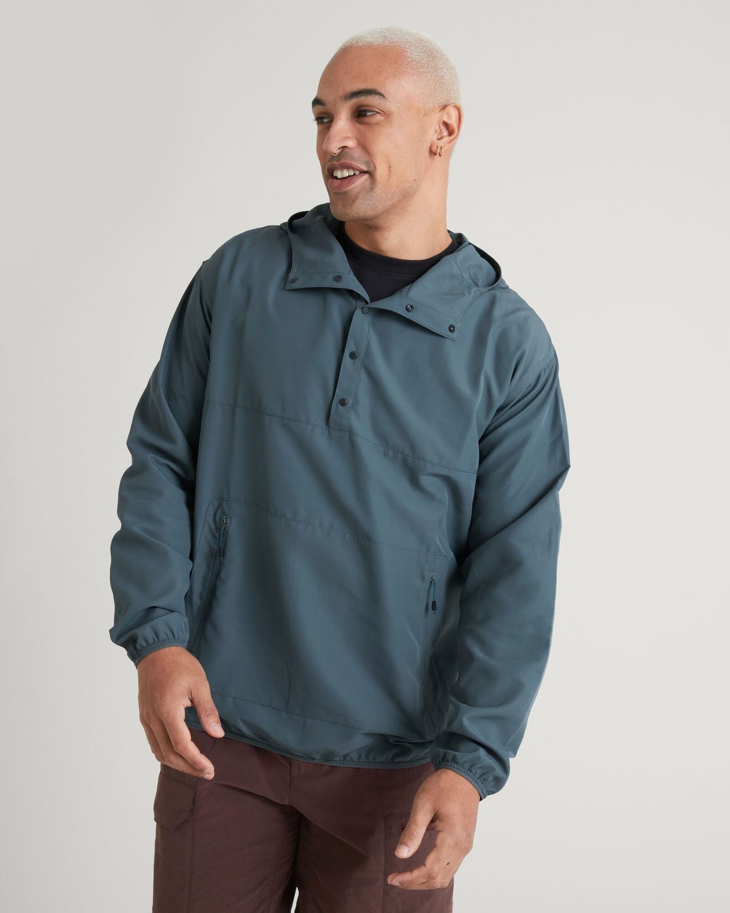 SUN Scout UPF 50+ Men's Long Sleeve Hooded Shirt - Lightweight Sun Protection for Hiking, Fishing & Outdoor Activities | Night Reflective Design