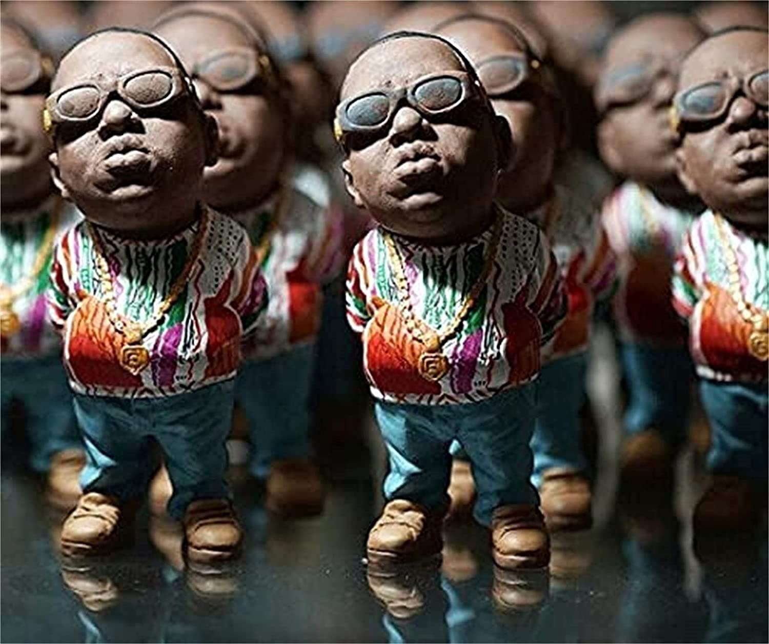 Legend-Commemorative Resin Ornaments - Unique Rap Music Star Sculptures for Fans | Perfect Gift for Friends & Collectors | Home Decor, Office Display & Music Enthusiast Collections