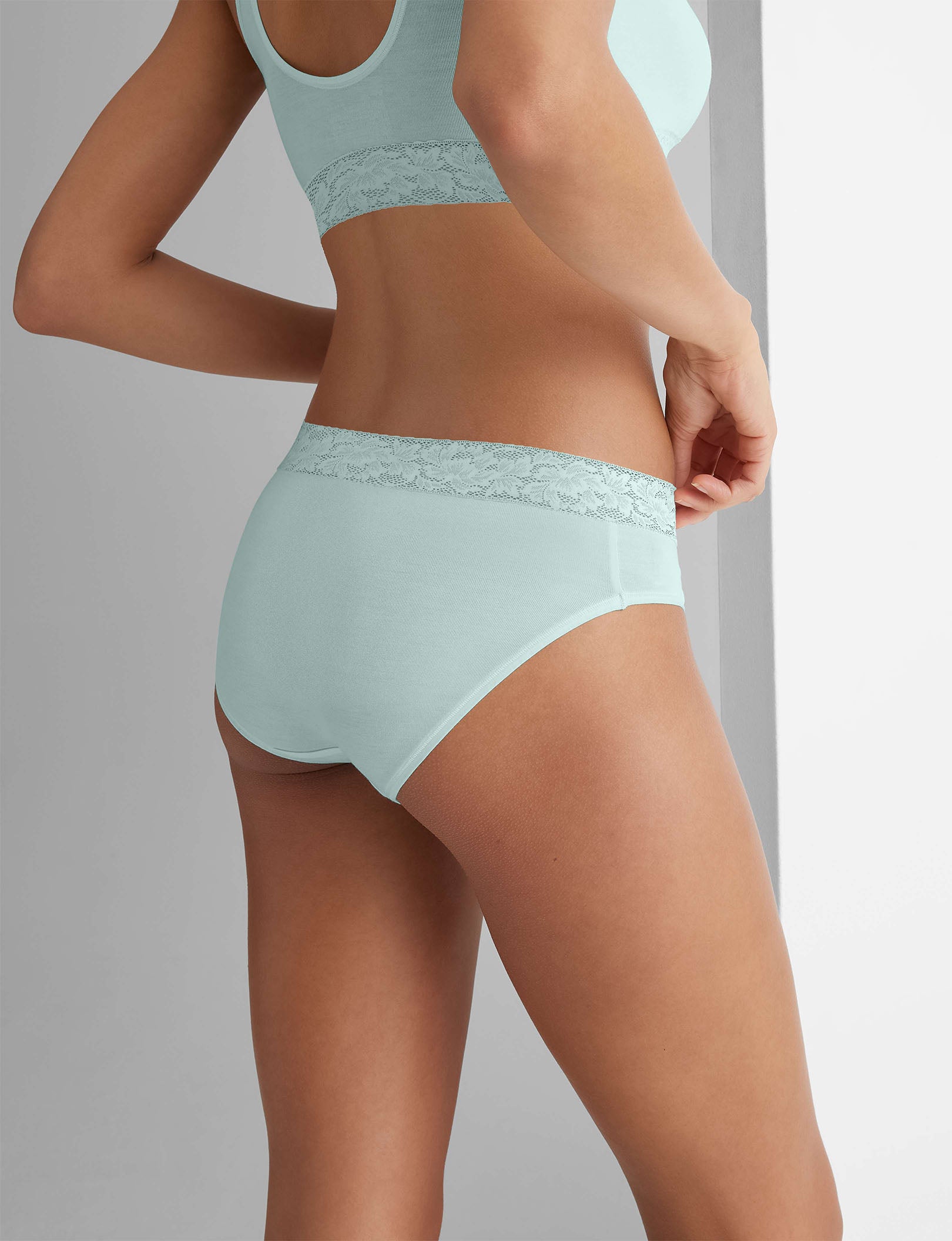Women's Second Skin Brief Underwear (3 Pack) - Ultra Soft Seamless Panties for Everyday Comfort & Lounge Wear