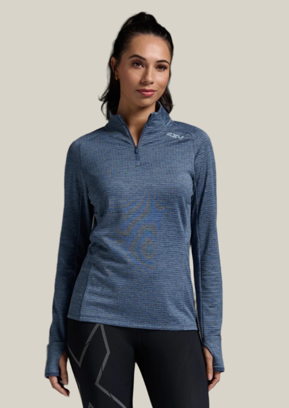 Ignition 1/4 Zip Indigo Pullover - Lightweight Performance Fleece for Men | Perfect for Outdoor Activities, Running & Casual Wear