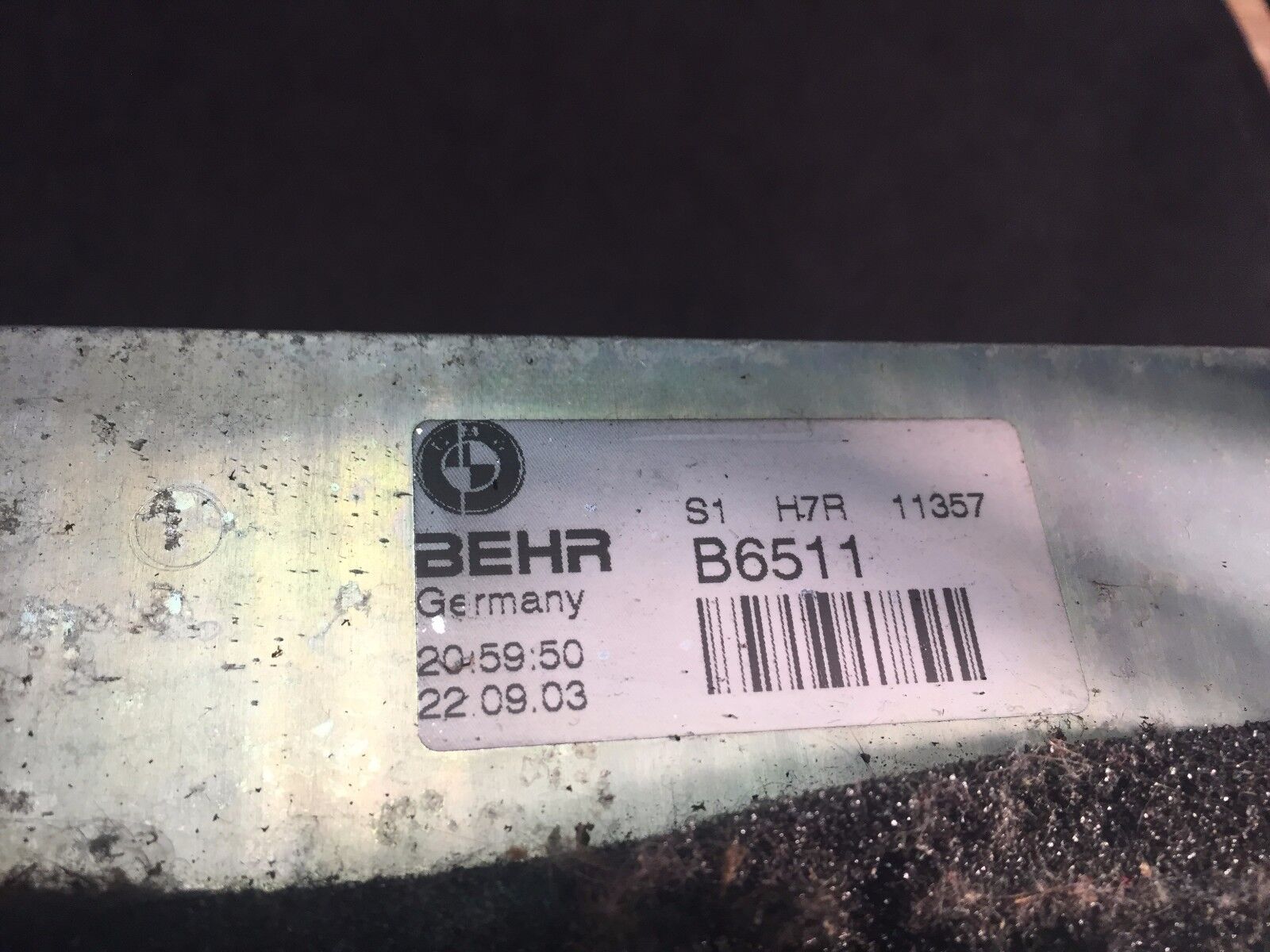2002-2005 BMW 745i E65 AC Evaporator Core with Expansion Valve - OEM Behr Replacement Part - Perfect for AC System Repair & Cooling Performance Restoration
