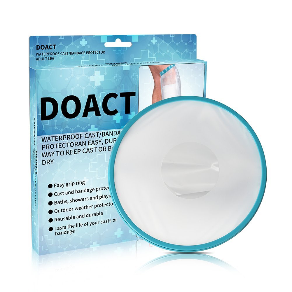 Waterproof Cast Cover for Leg & Foot - 40 Inch Shower Protector Sleeve | Keeps Cast Dry During Bathing | Ideal for Adults with Ankle, Orthopedic Wounds or Bandages | Perfect for Post-Surgery Recovery & Daily Hygiene Care