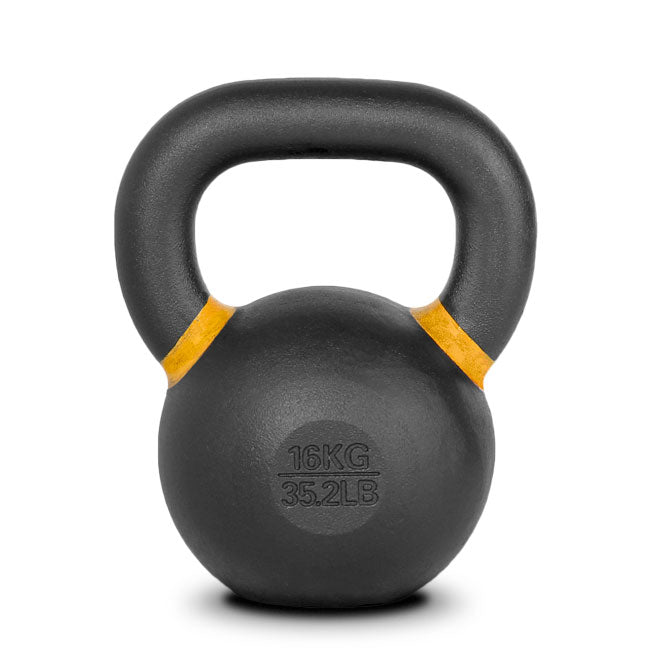 XM FITNESS 16kg Cast Iron Kettlebell - Premium Home Gym Equipment for Strength Training & CrossFit Workouts