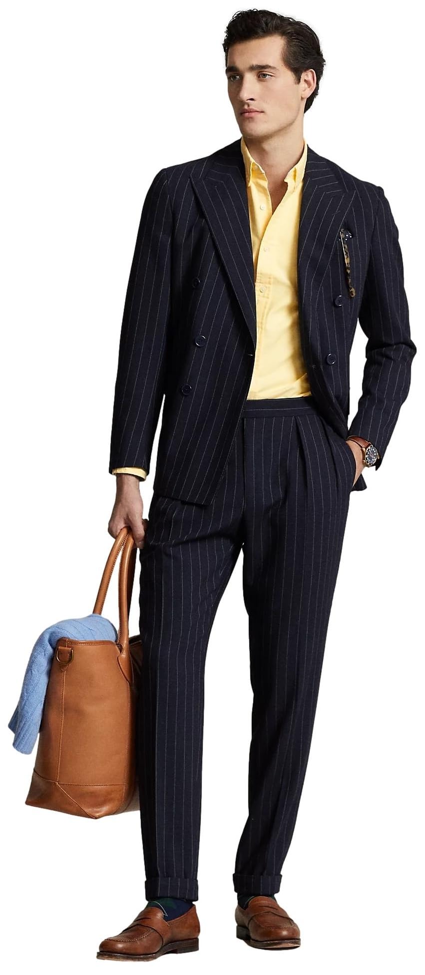 POLO RALPH LAUREN Men's Slim Fit Long Sleeve Oxford Dress Shirt - Premium Button Down Shirt for Business, Office & Formal Occasions