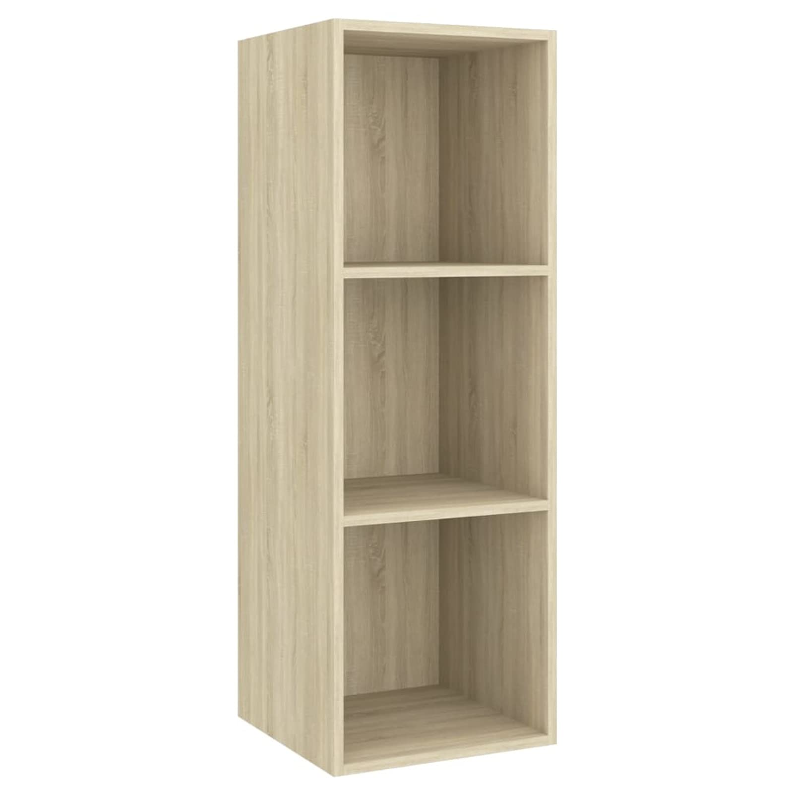 Wall-Mounted TV Stand Floating Entertainment Center - Sonoma Oak Media Console Shelf (14.6