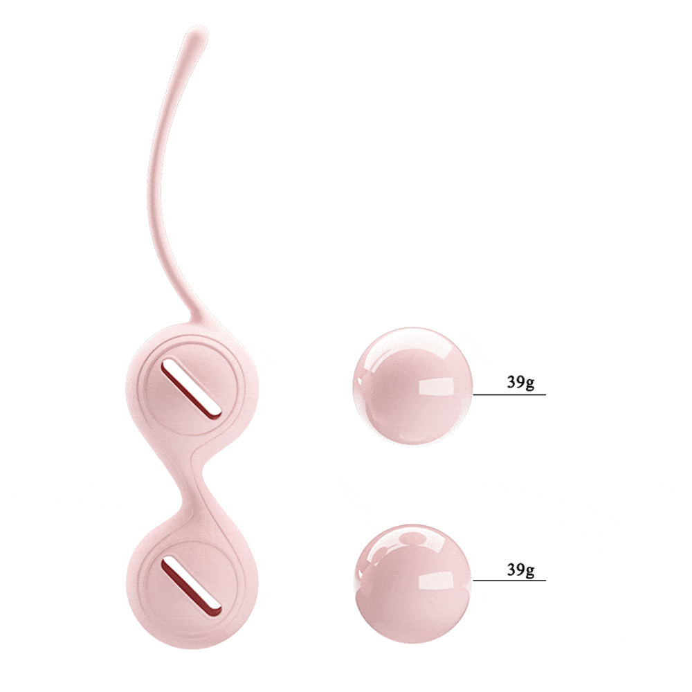 Pretty Love Kegel Tighten Up 1 Light Pink - Vaginal Weights for Pelvic Floor Exercise, Postpartum Recovery & Intimacy Enhancement