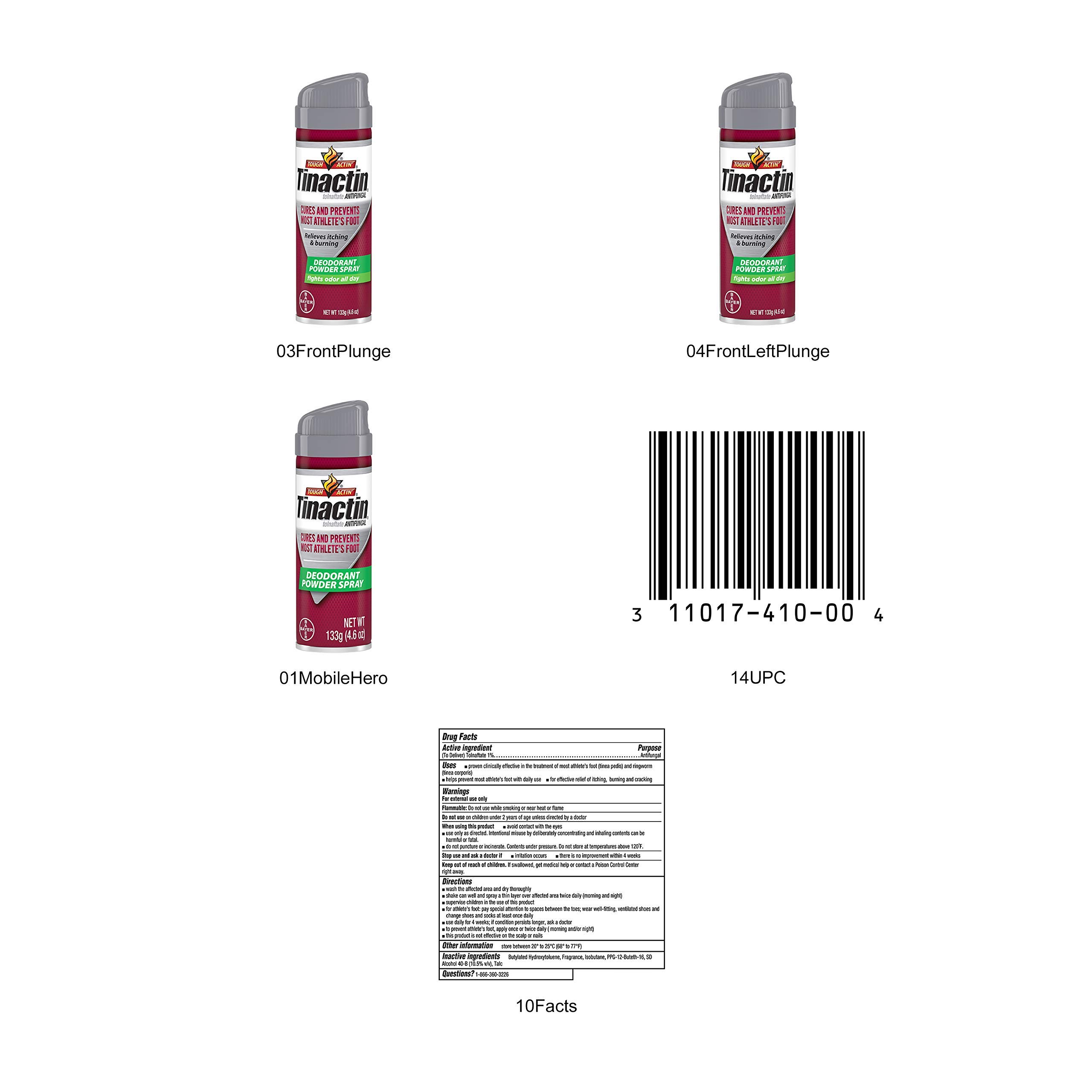 Natural Deodorant Powder Spray for Women & Men - 4.6 oz (5 Pack) | Long-Lasting Odor Protection | Talc-Free & Aluminum-Free | Ideal for Gym, Travel & Daily Freshness