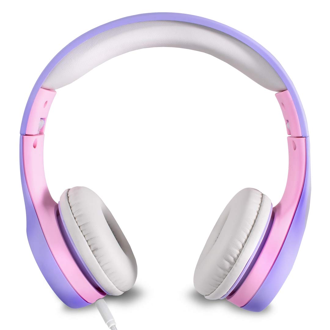 NENOS Kids Headphones for Children & Toddlers - Volume Limited Safe Headphones (Lavender) | Perfect for School, Travel, and Online Learning