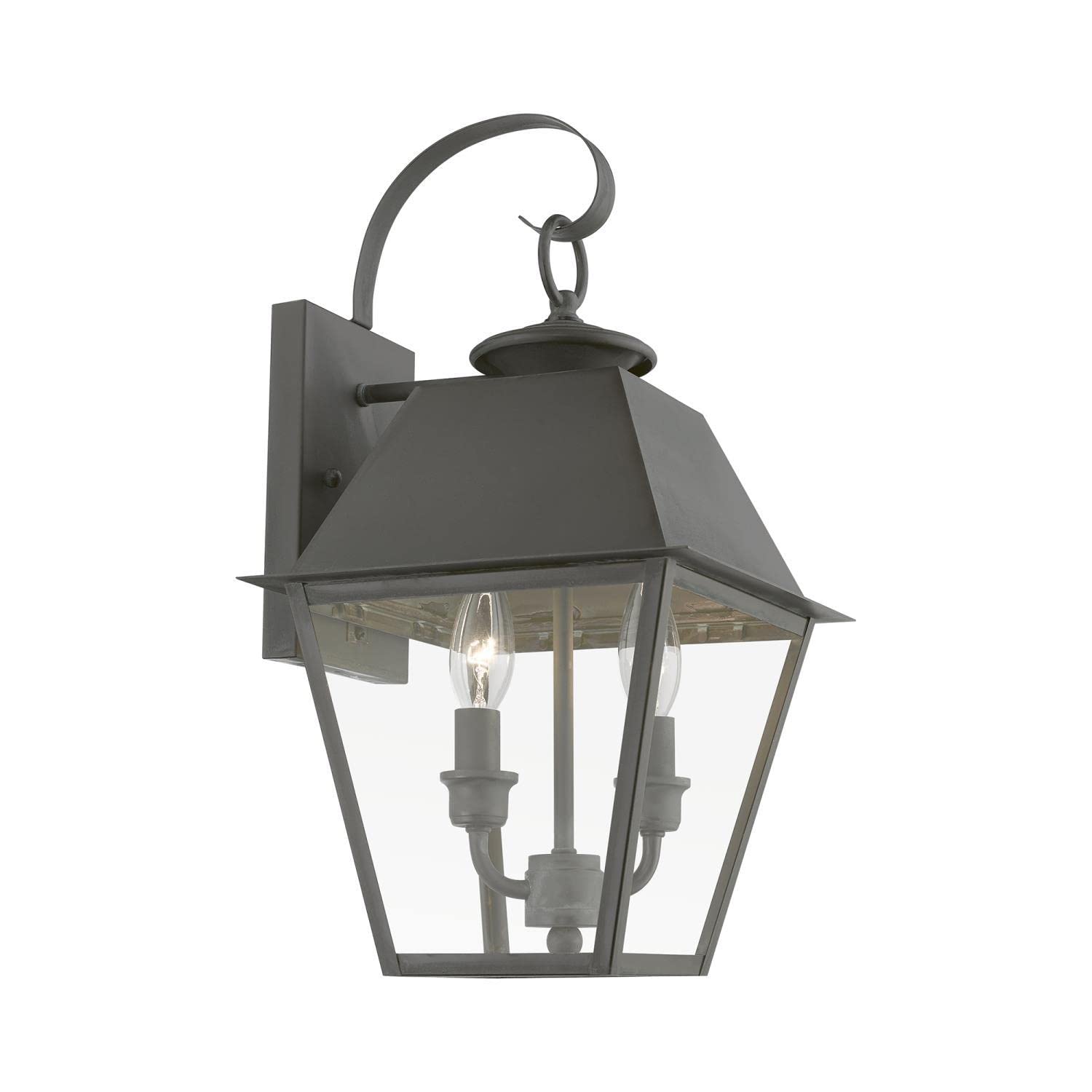 Livex Lighting Wentworth - 2-Light Outdoor Wall Lantern, Classic Style, 16.5