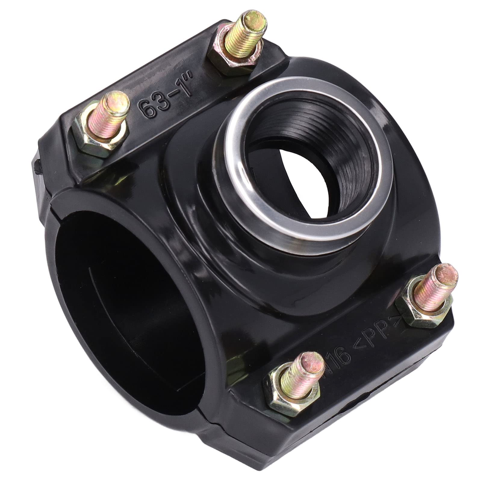 4 Sets G1 Female Thread Plastic Water Drain Saddle Quick Connect Pipe Fittings - Garden Irrigation, Lawn Watering, Pool Drainage & DIY Plumbing Projects