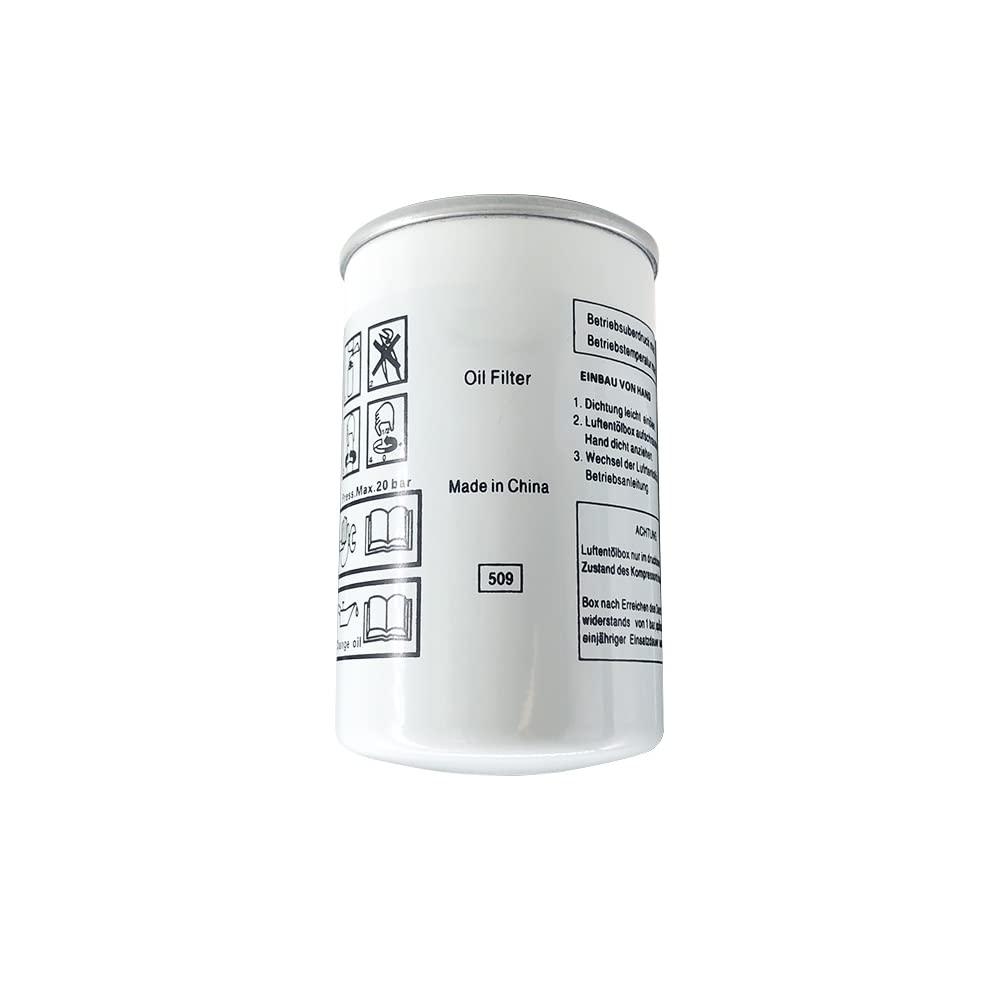 High-Quality Oil Filter Element Cartridge for Air Compressor - Replacement Part 1513033701, 2903033701, 6211472600, 6211472650, 1513033700 - Compatible with Various Air Compressor Models - Ideal for Industrial, Automotive & Home Workshop Maintenance