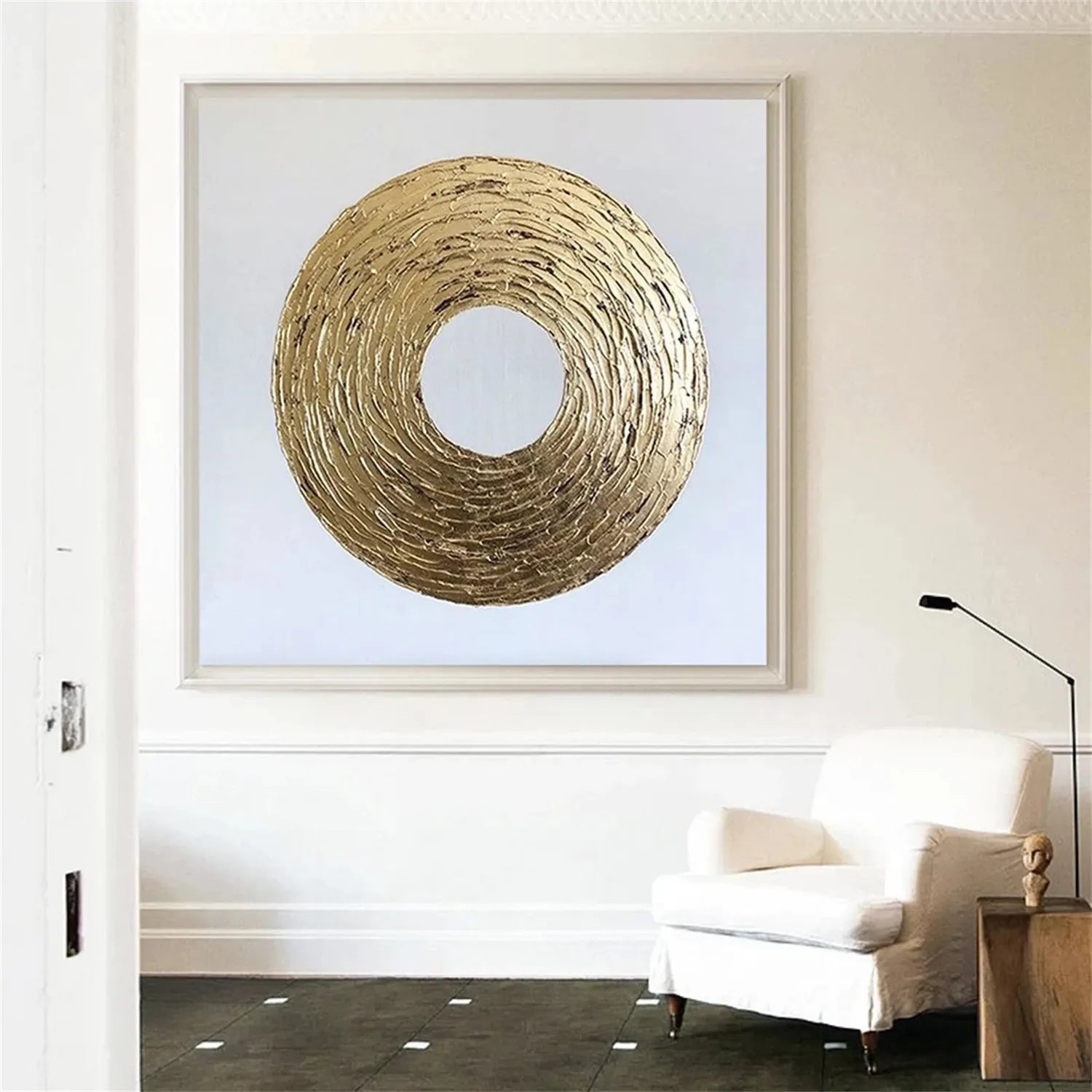 Abstract Painting #AB 249 - Modern Wall Art for Home & Office Decor | Handmade Canvas Artwork | Perfect for Living Room, Bedroom, or Workspace