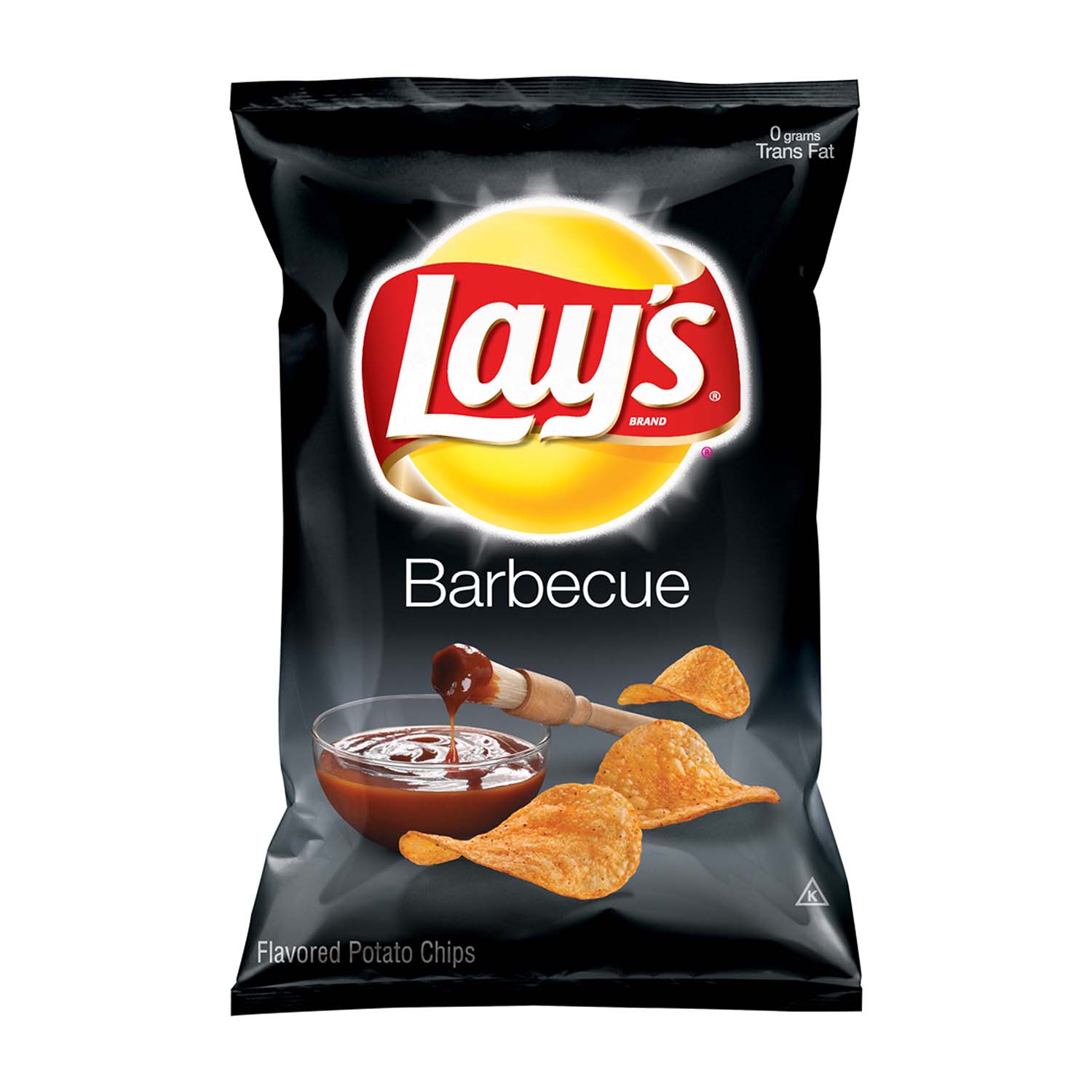 Frito Lay Lays Barbecue Flavored Potato Chips - 2.25oz Bags (24 Count Case) | Perfect for Parties, Snacking & Office Break Rooms