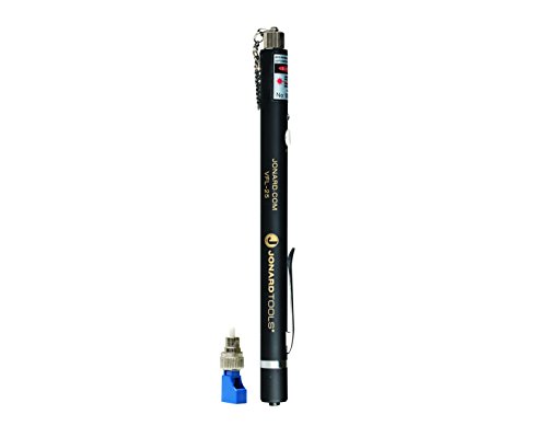 Jonard Tools VFL-150 Visual Fault Locator with FC to LC Adapter | Fiber Optic Cable Tester for Network Installation & Maintenance | Perfect for Telecom Engineers & Data Center Technicians