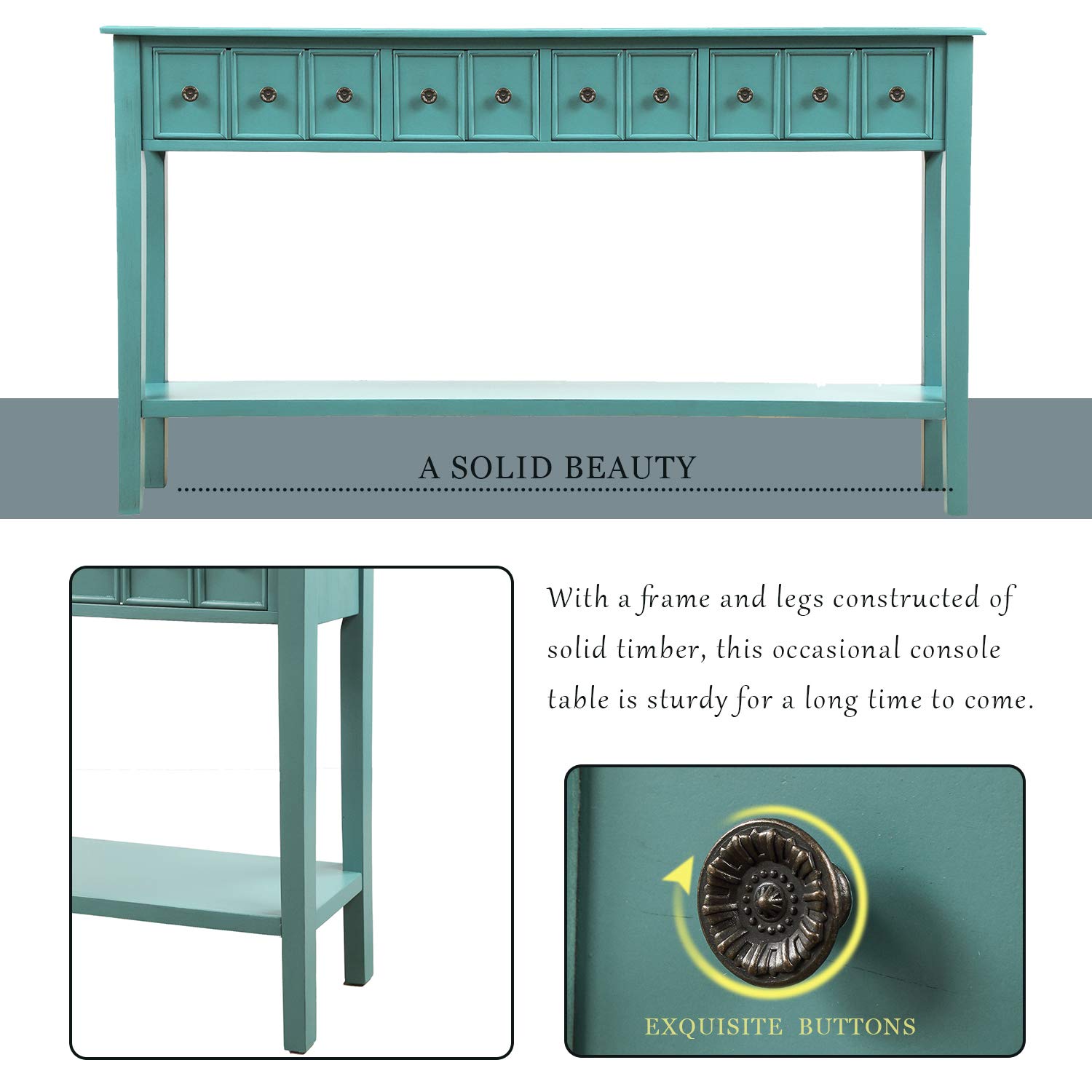Merax Sofa Table - 60