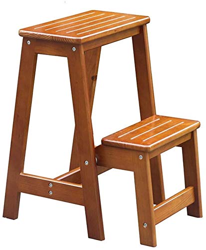 Foldable Step Stool Chair - Non-Slip Kitchen Ladder Stool with Wide Platform, Portable Step Stool for Home, Office, Bathroom - Perfect as Shoe Rack, Flower Stand, or Storage Shelf (White) - Ideal for Reaching High Shelves, Bathroom Use, and Kids' Step Stool